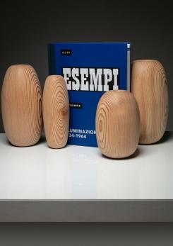 Compasso - Set of Four Larch Vases