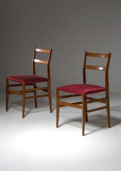 Compasso - Pair of "Leggera" Chairs by Gio Ponti for Cassina