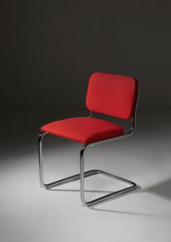 Compasso - Set of 10 "Cesca" Padded Chairs by Marcel Breuer for Gavina