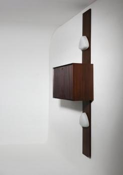 Compasso - Italian 60s Wall Mounted Dry Bar Compasso - Italian 60s Wall Mounted Dry Bar