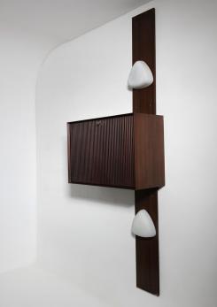 Compasso - Italian 60s Wall Mounted Dry Bar Compasso - Italian 60s Wall Mounted Dry Bar