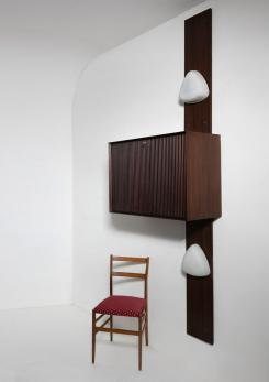 Compasso - Italian 60s Wall Mounted Dry Bar Compasso - Italian 60s Wall Mounted Dry Bar