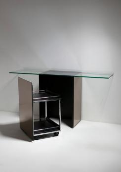 Compasso - Console with Cart by Nanda Vigo for Acerbis International