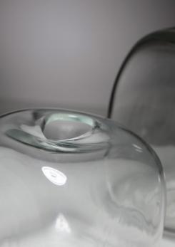 Compasso - Pair of "Cubico" Vases by Barbini Compasso - Pair of "Cubico" Vases by Barbini