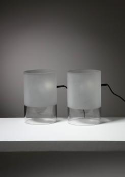 Compasso - Pair of "Fatua" Table Lamps by Guido Rosati for Fontana Arte Compasso - Pair of "Fatua" Table Lamps by Guido Rosati for Fontana Arte