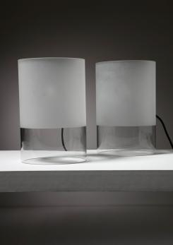Compasso - Pair of "Fatua" Table Lamps by Guido Rosati for Fontana Arte Compasso - Pair of "Fatua" Table Lamps by Guido Rosati for Fontana Arte