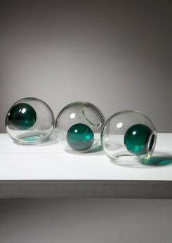 Compasso - Set of 5 Blown Murano Glass Centerpieces by Vistosi