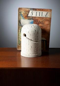 Compasso - Travertine Table Lamp by Giuliano Cesari for Sormani Compasso - Travertine Table Lamp by Giuliano Cesari for Sormani