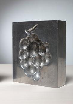 Compasso - Pair of Aluminum Ashtrays by Roy Adzak for Atelier A Compasso - Pair of Aluminum Ashtrays by Roy Adzak for Atelier A