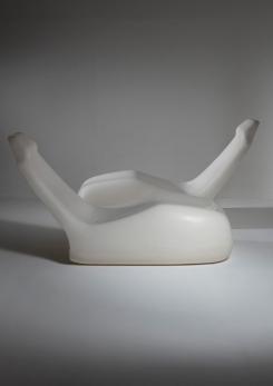 Compasso - Pair of "Moby Dick" Lounge Chairs by Alberto Rosselli for Saporiti
