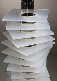 Compasso - "Ziggurat" Table Lamp by Fabrizio Cocchia for New Lamp Compasso - "Ziggurat" Table Lamp by Fabrizio Cocchia for New Lamp