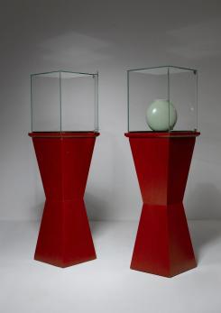 Compasso - Set of Two Free Standing Displays