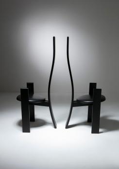 Compasso - Set of Four "Golem" Chairs by Vico Magistretti for Poggi