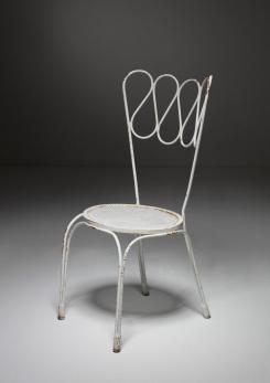 Compasso - 1940s Metal Chair by Gio Ponti for Casa e Giardino