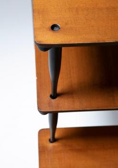 Compasso - Set of Four T8 Stackable Tables by Vico Magistretti for Azucena