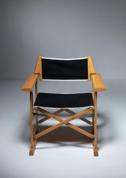 Compasso - Pair of "Hollywood" Folding Armchairs by Carlo Hauner for Reguitti Compasso - Pair of "Hollywood" Folding Armchairs by Carlo Hauner for Reguitti