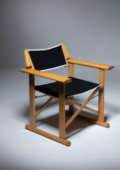 Compasso - Pair of "Hollywood" Folding Armchairs by Carlo Hauner for Reguitti Compasso - Pair of "Hollywood" Folding Armchairs by Carlo Hauner for Reguitti