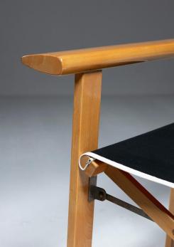 Compasso - Pair of "Hollywood" Folding Armchairs by Carlo Hauner for Reguitti Compasso - Pair of "Hollywood" Folding Armchairs by Carlo Hauner for Reguitti