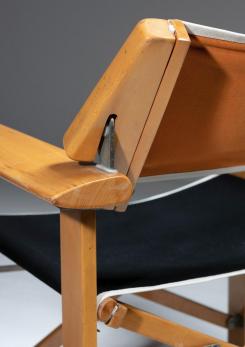 Compasso - Pair of "Hollywood" Folding Armchairs by Carlo Hauner for Reguitti Compasso - Pair of "Hollywood" Folding Armchairs by Carlo Hauner for Reguitti