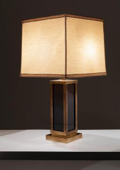Compasso - Large Italian 70s Brass Table Lamp