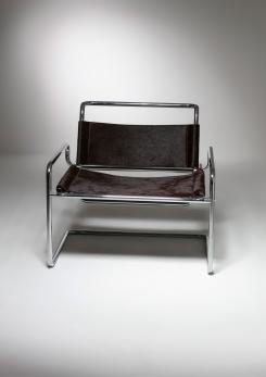 Compasso - Cantilever Steel chair by Luigi Saccardo for Arrmet Compasso - Cantilever Steel chair by Luigi Saccardo for Arrmet