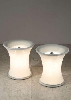 Compasso - Pair of "Lucilla" Table Lamps By Gianfranco Frattini