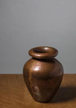 Compasso - Italian 30s Copper Vase by Nino Ferrari