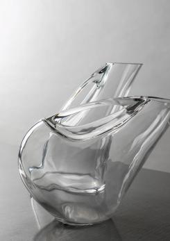 Compasso - Set of Two Crystal Pitchers by Angelo Mangiarotti