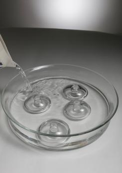 Compasso - Centerpiece with Candleholders by Barbini Compasso - Centerpiece with Candleholders by Barbini