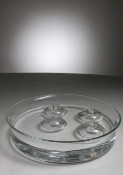 Compasso - Centerpiece with Candleholders by Barbini Compasso - Centerpiece with Candleholders by Barbini