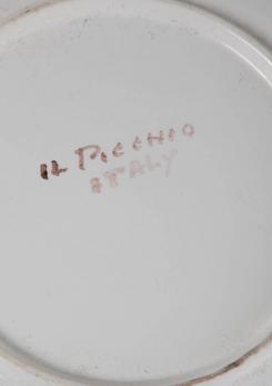 Compasso - Set of 9 Ceramic Plates by Enzo Bioli for Il Picchio