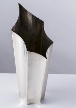 Compasso - Alaska Silver Plated Vase by Lino Sabattini for Sabattini