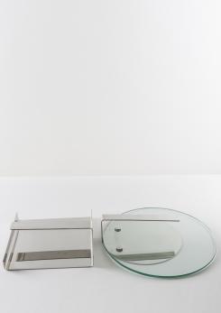 Compasso - Set of Two Steel Desk Pieces by Mazza Gramigna for Krupp