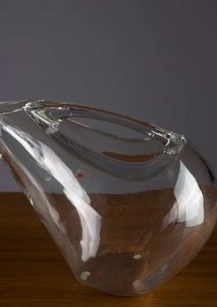 Compasso - Crystal Pitcher and Glasses by Angelo Mangiarotti