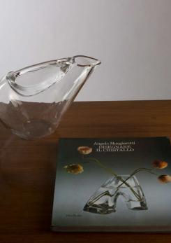 Compasso - Crystal Pitcher and Glasses by Angelo Mangiarotti