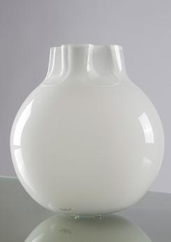 Compasso - Pair of "Quattro Fori" Vases by Flavio Barbini for Alfredo Barbini