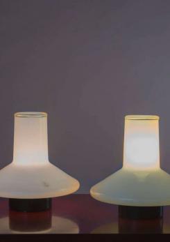 Compasso - Pair of "Coro" Table Lamps by Roberto Pamio for Leucos