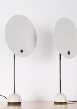 Compasso - Rare Set of Two "Kuta" Table Lamps by Vico Magistretti for O-Luce