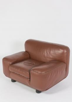 Compasso - Altopiano Lounge Chair by Franco Poli for Bernini