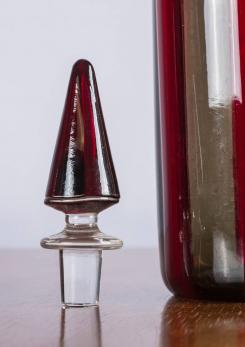 Compasso - Rare Pair of Bottles by Fulvio Bianconi and Paolo Venini