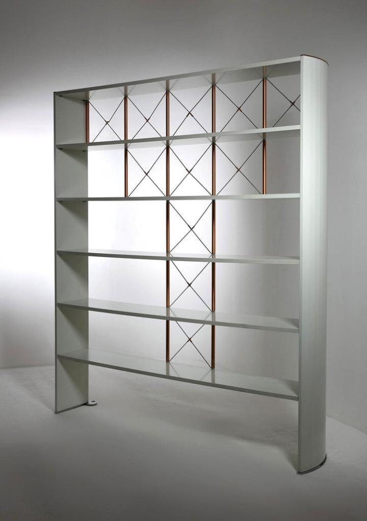 Compasso - "Marly" Bookcase by Afra & Tobia Scarpa for Molteni