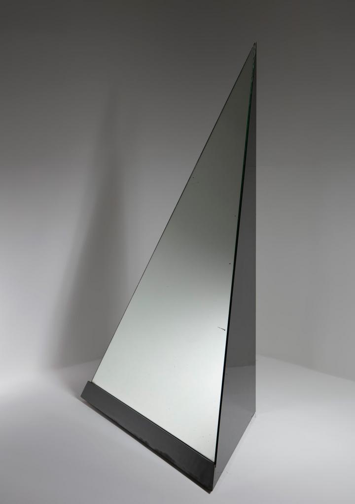 Compasso - "Cheope" Floor Mirror by Giuseppe Raimondi for Cristal Art
